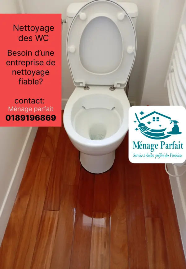 Nettoyage de toilettes société de ménage Paris